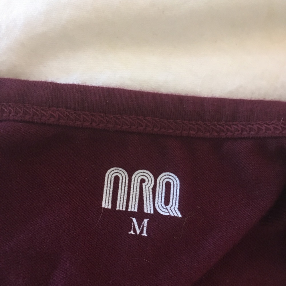 ARQ cropped bralette size medium burgundy.
